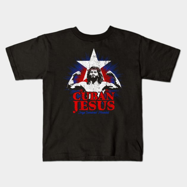 Cuban Jesus - Jorge Masvidal Kids T-Shirt by huckblade